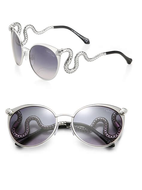 roberto cavalli eyewear snake